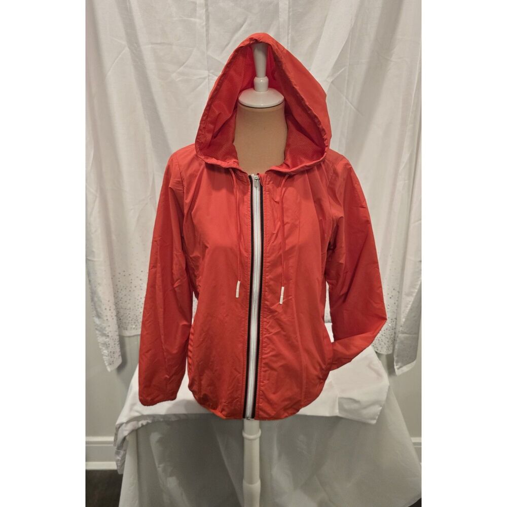 Athleta High Performance Red Rain Jacket, Size M